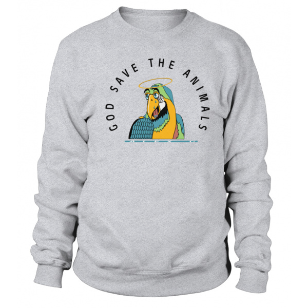 alex g parrot god animals sweatshirt